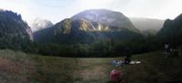 Ф104 С поляны открывается великолепная панорама на г.Серебряную